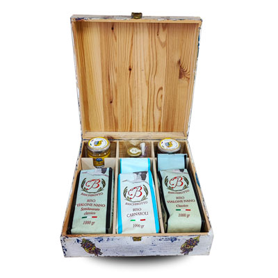 Riso Vialone Nano Cofanetto Regalo - Azienda Agricola Baschirotto - Nogara (VR)